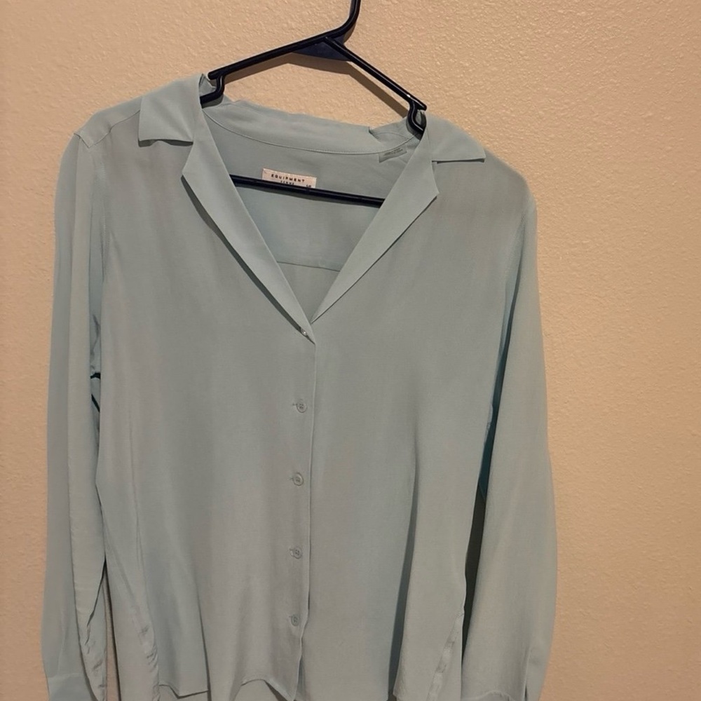 Equipment Button Up Blouse